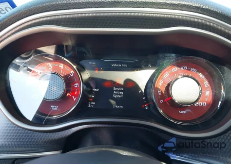 2019 Dodge Challenger Srt Hellcat z USA, uszkodzony, nr VIN 2C3CDZC97KH507304